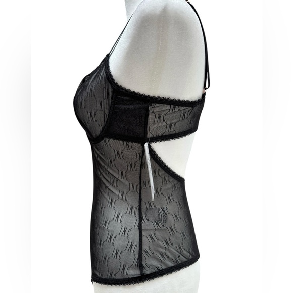 INC Sheer Mesh Lingerie Teddy Bodysuit - Picture 3 of 9